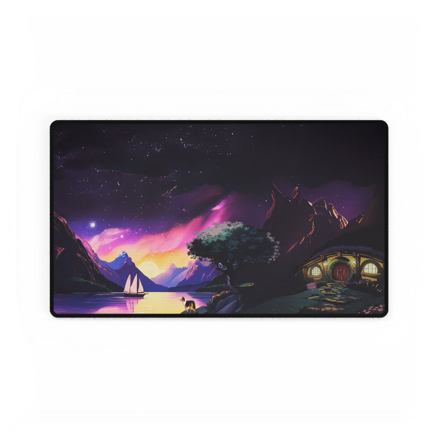 Last Light In Village Vale (Right Side) | Gaming Playmat